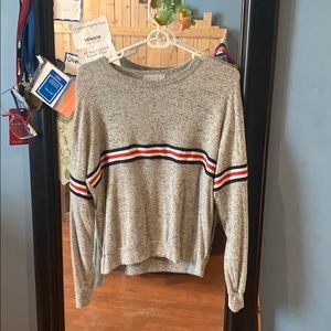 gray with stripes across middle